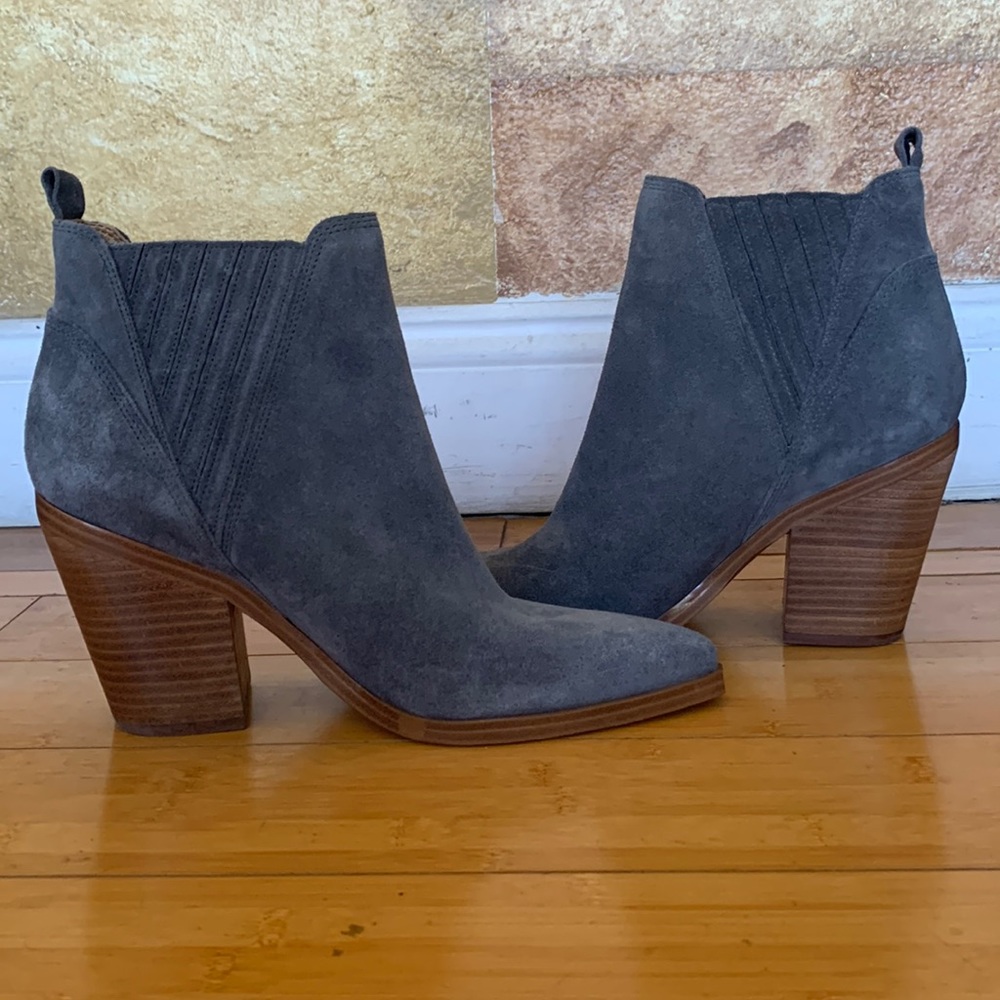 NEW Leather Marc Fisher Gadri Ankle Booties, US Size 9.5